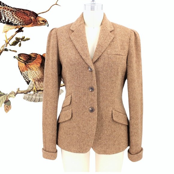 Ralph Lauren Jackets & Blazers - Ralph Lauren Cashmere Wool Tweed Blazer Jacket